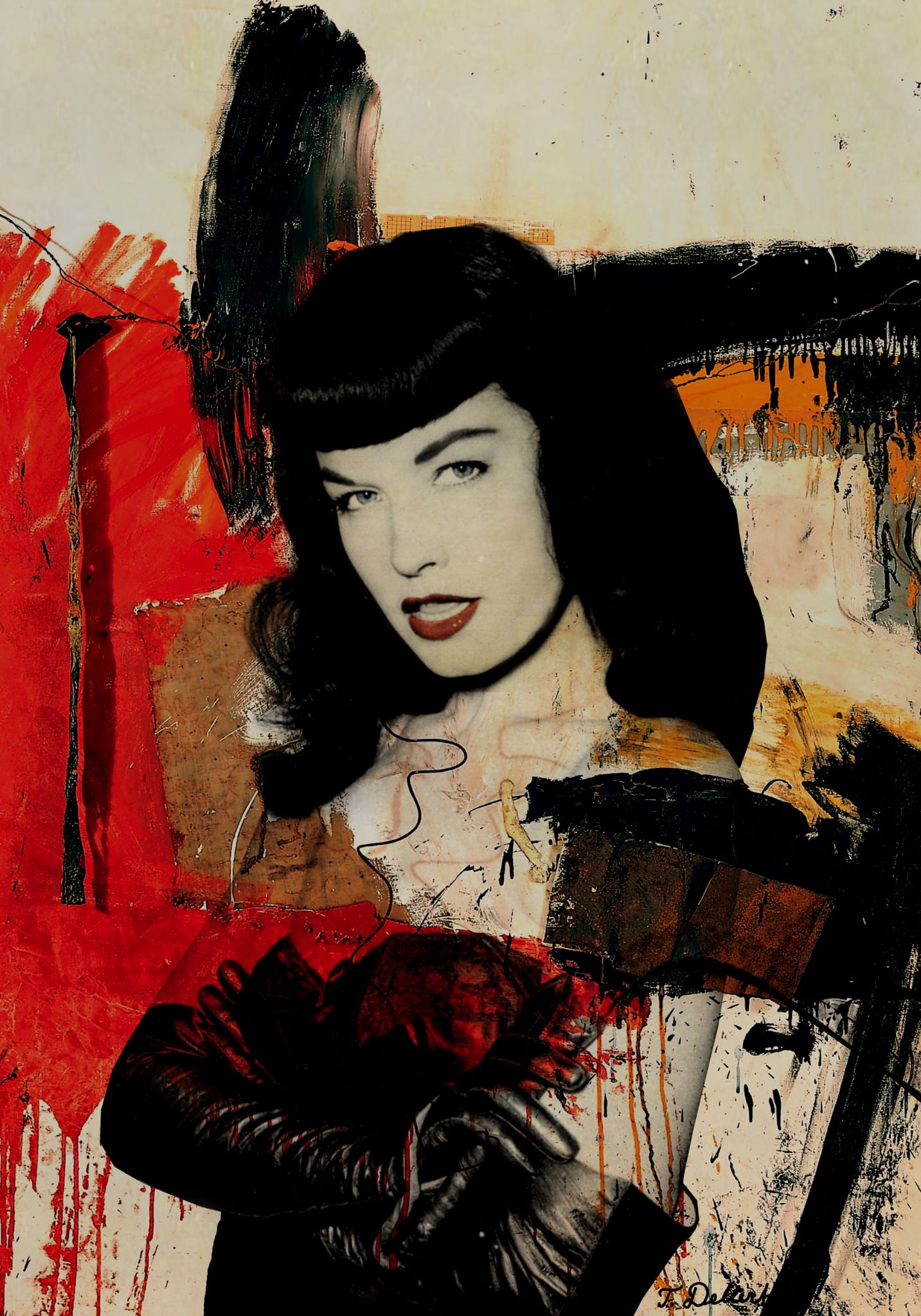 Small.  BETTIE PAGE  copy